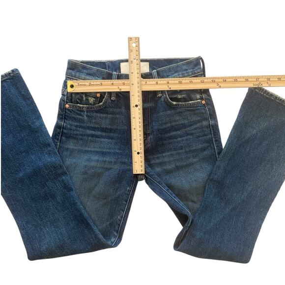 Mother | Insider ankle in "Mile High" dark denim wash jeans | size 24 - Picture 5 of 10